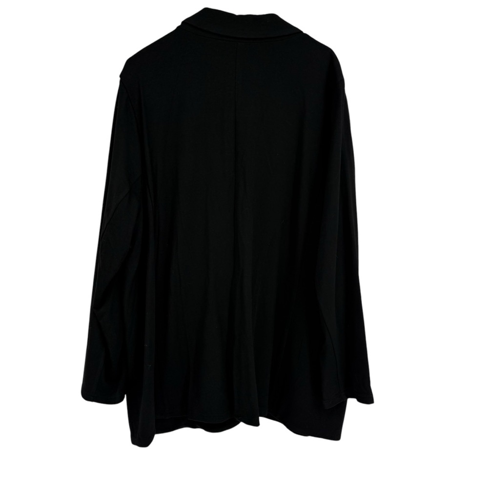 Tahari NWT Blazer 2X Knit Black Jacket Stretch Career Capsule Wardrobe Classic - Picture 2 of 11